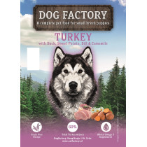 Dogfactory puppy small Turkey with Duck 2 kg 